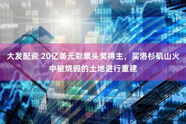 大发配资 20亿美元彩票头奖得主，买洛杉矶山火中被烧毁的土地进行重建